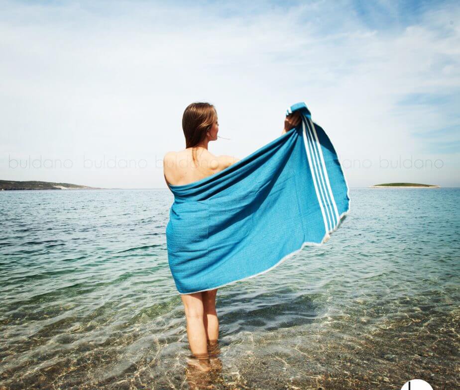 Farmhouse Turkish Towel without Fringe Turkish Towels for Beach